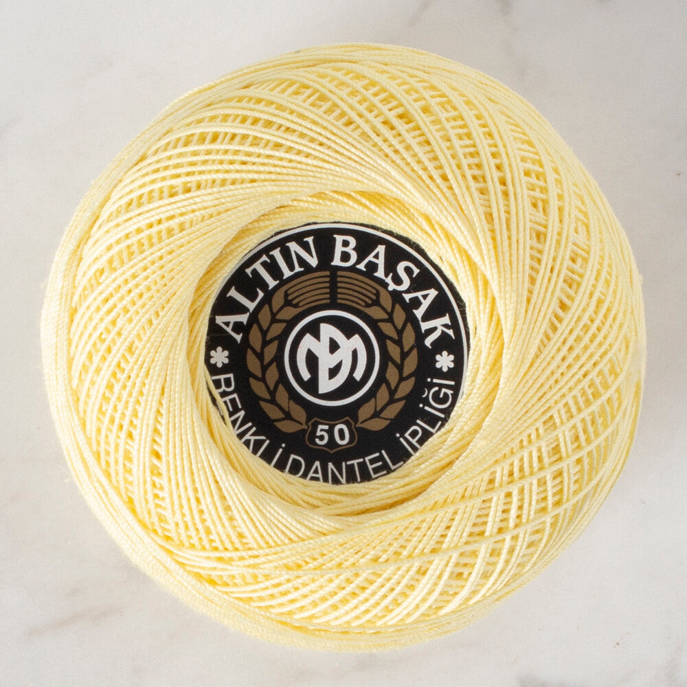 Altinbasak No: 50 Lace Thead Ball, Yellow - 0303