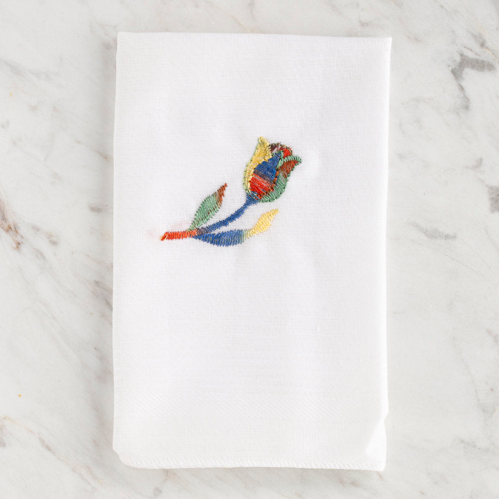Loren Women's Embroidered Handkerchief - 01