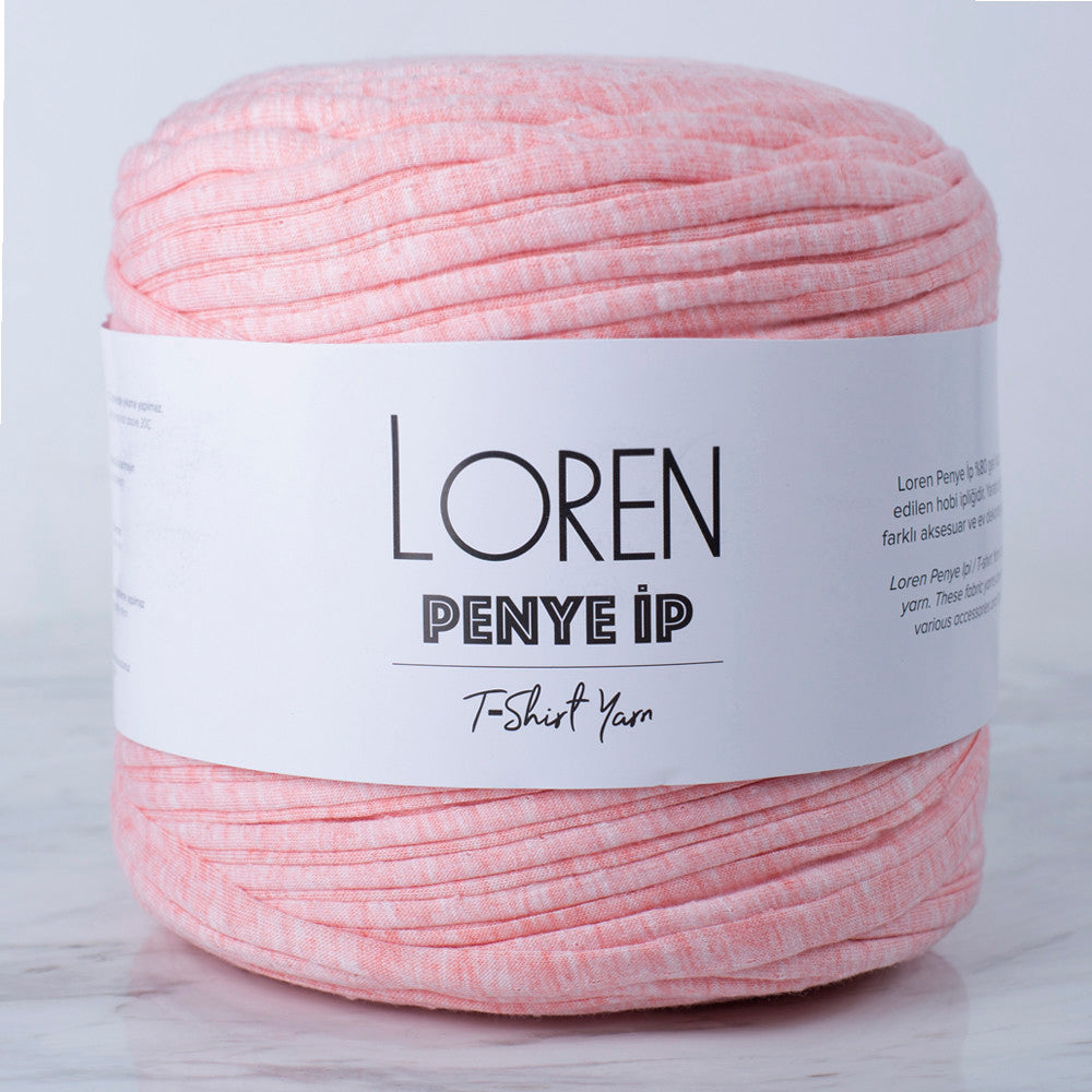 Loren T-Shirt Yarn, Heather Pink - 93