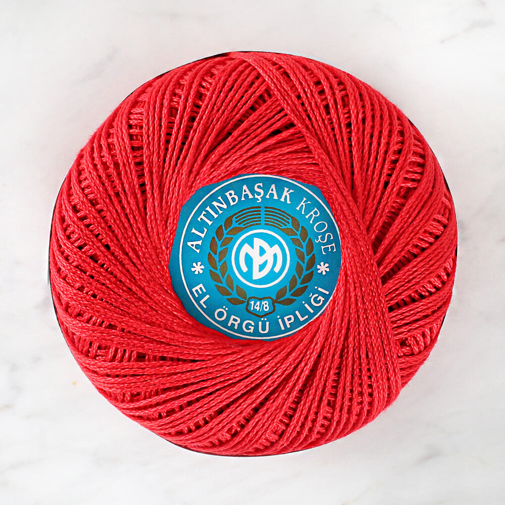 Altınbaşak 14/8 Cotton Thread Ball, Red - 0036