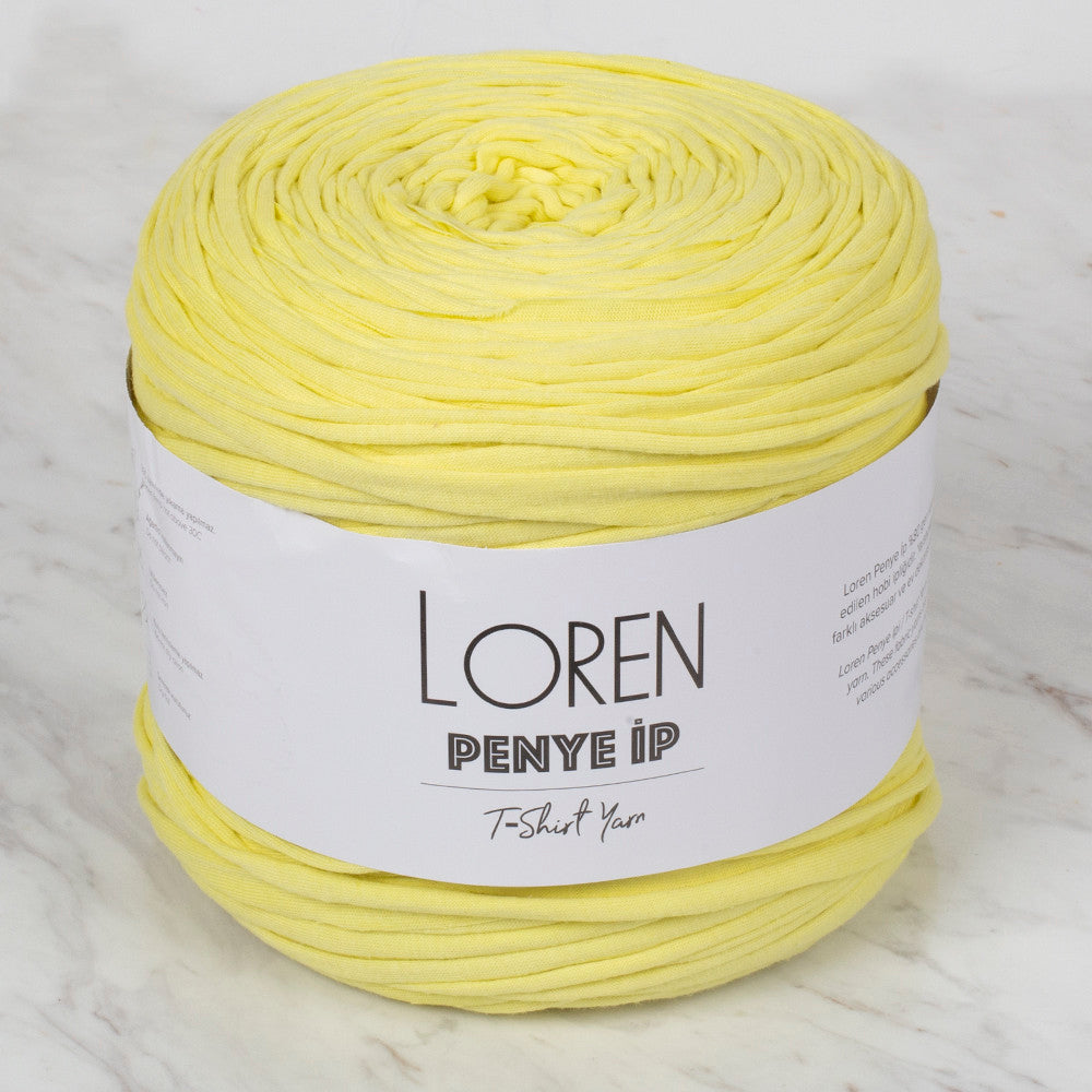 Loren T-Shirt Yarn, Light Yellow - 97