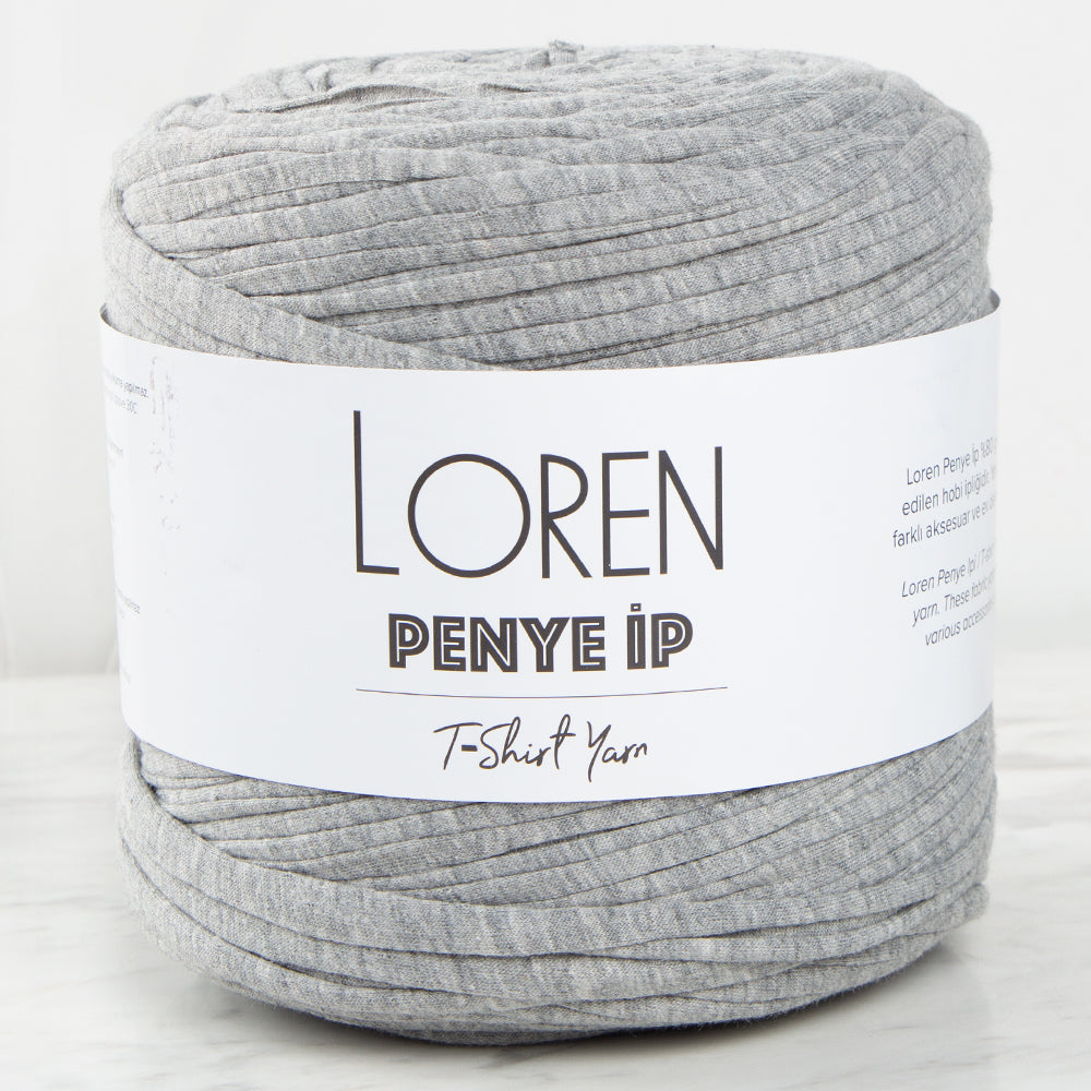 Loren T-shirt Yarn, Heather Grey - 23