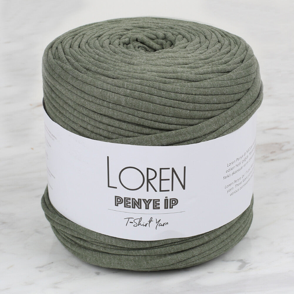 Loren T-shirt Yarn, Heather Green - 144