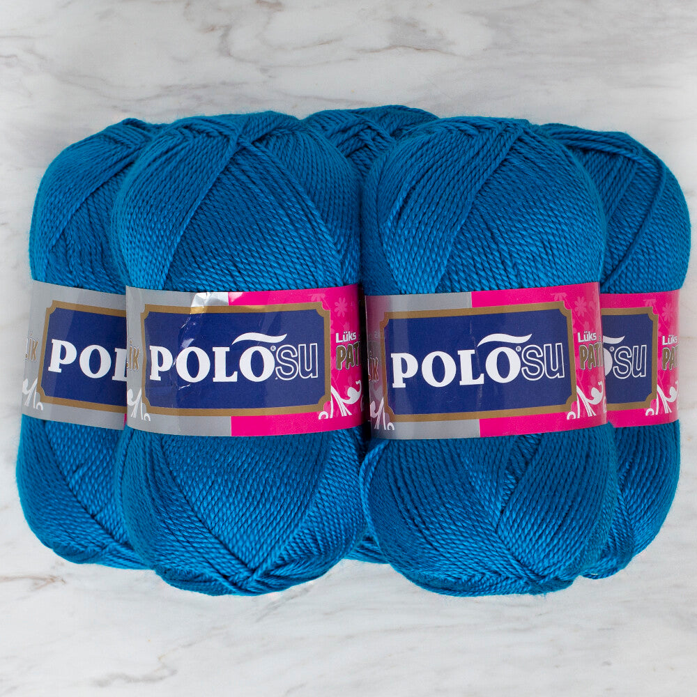 Polosu 5 Skeins Fine Yarn, Blue - 361