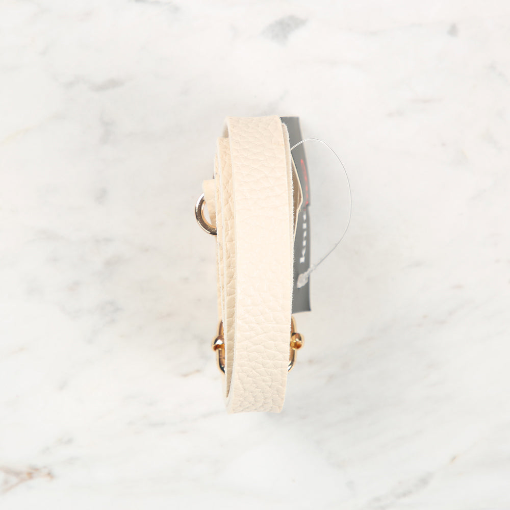 Knitme Sliding Buckle Bag Strap 135x1.5 cm Cream BA-0001
