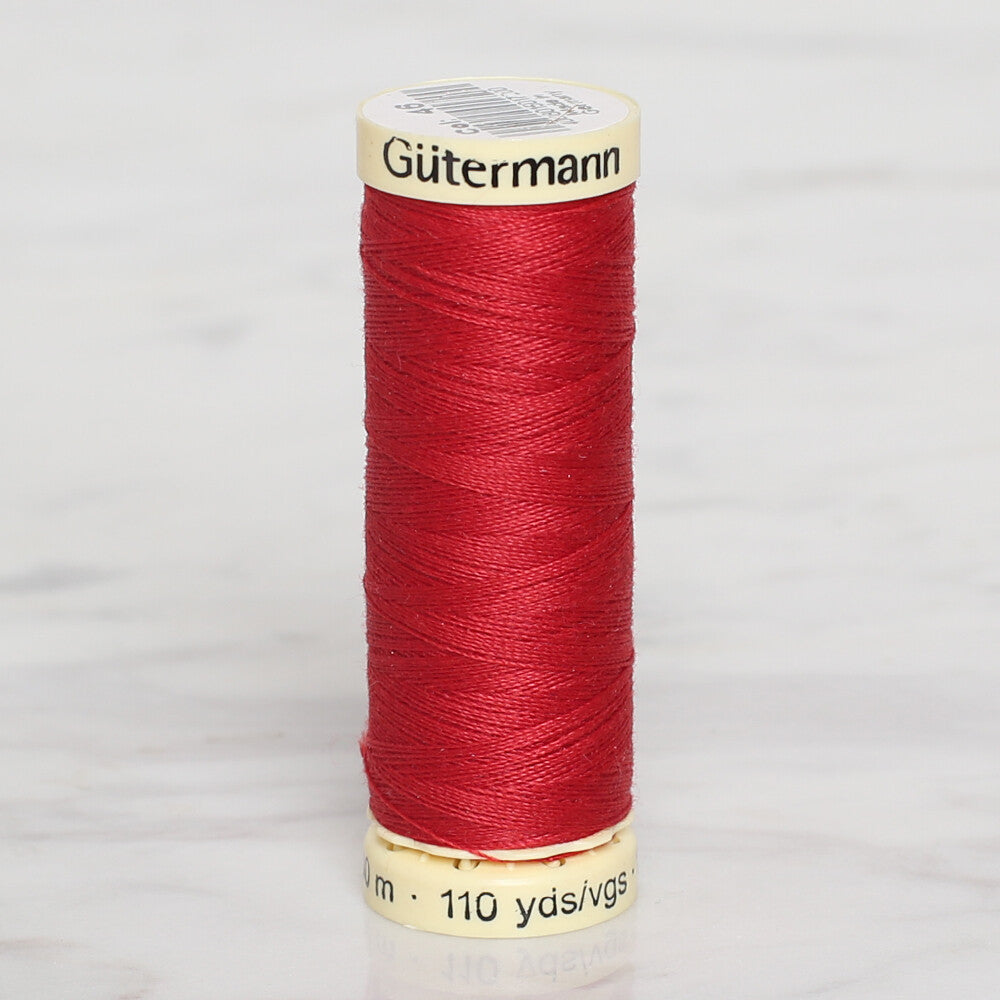 Gütermann Sewing Thread, 100m, Red - 46