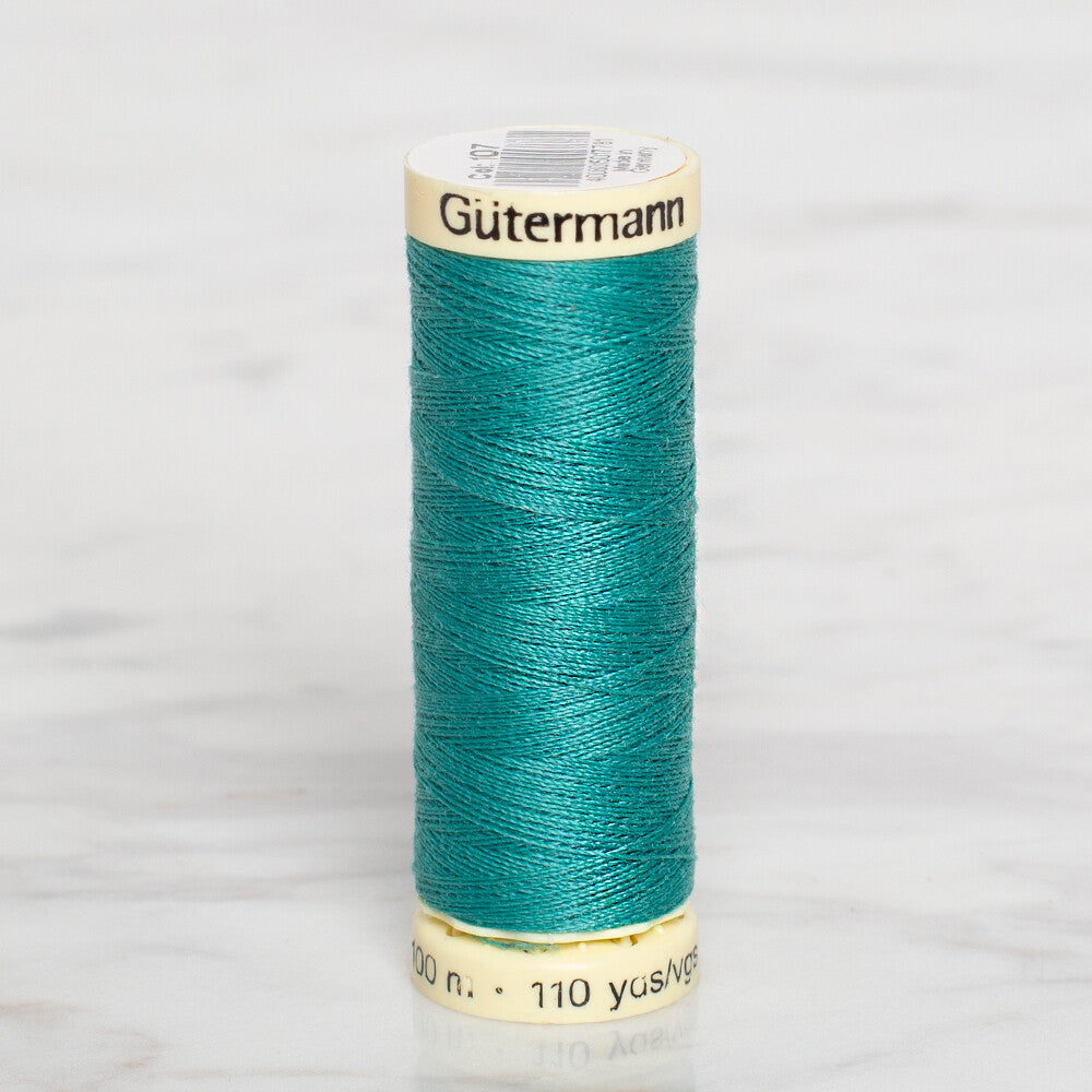 Gütermann Sewing Thread, 100m, Green  - 107