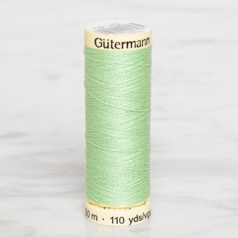 Gütermann Sewing Thread, 100m, Light Green - 152