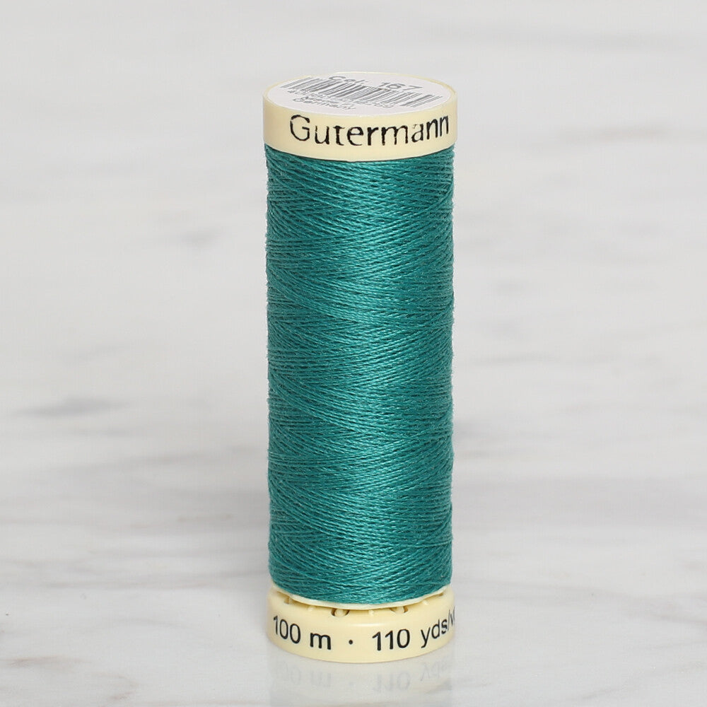 Gütermann Sewing Thread, 100m, Green  - 167