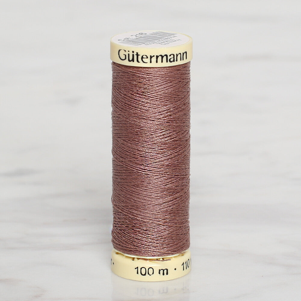 Gütermann Sewing Thread, 100m, Brown  - 216