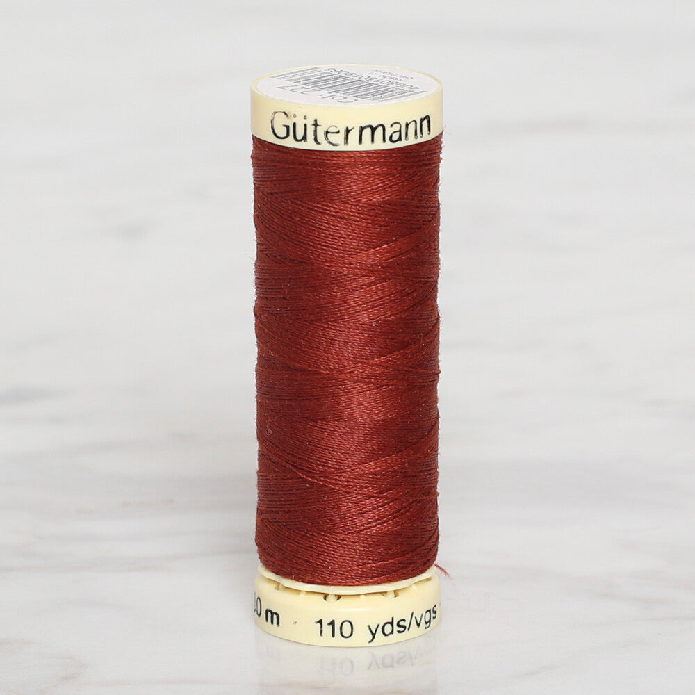 Gütermann Sewing Thread, 100m, Brick - 227