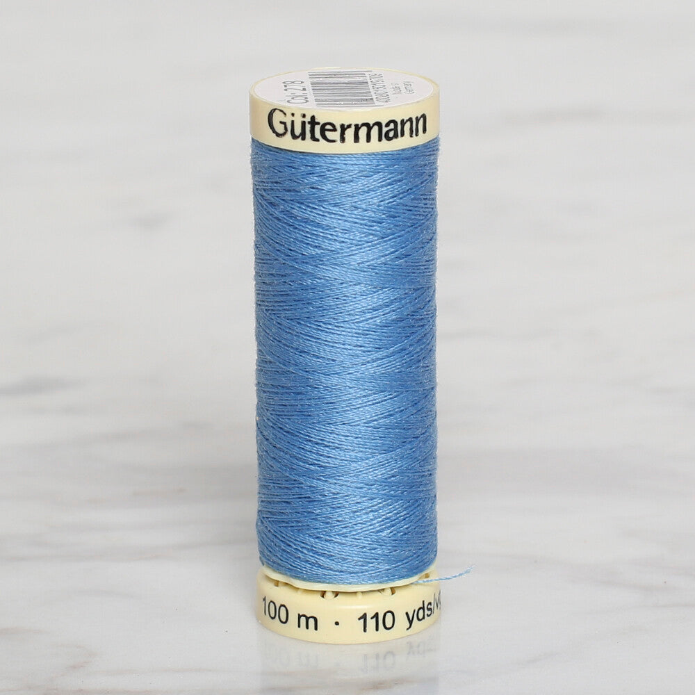 Gütermann Sewing Thread, 100m, Blue  - 278