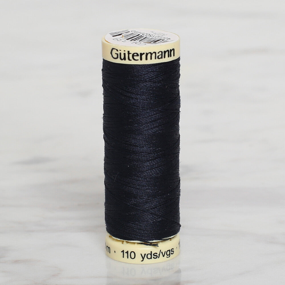 Gütermann Sewing Thread, 100m, Dark Navy - 339