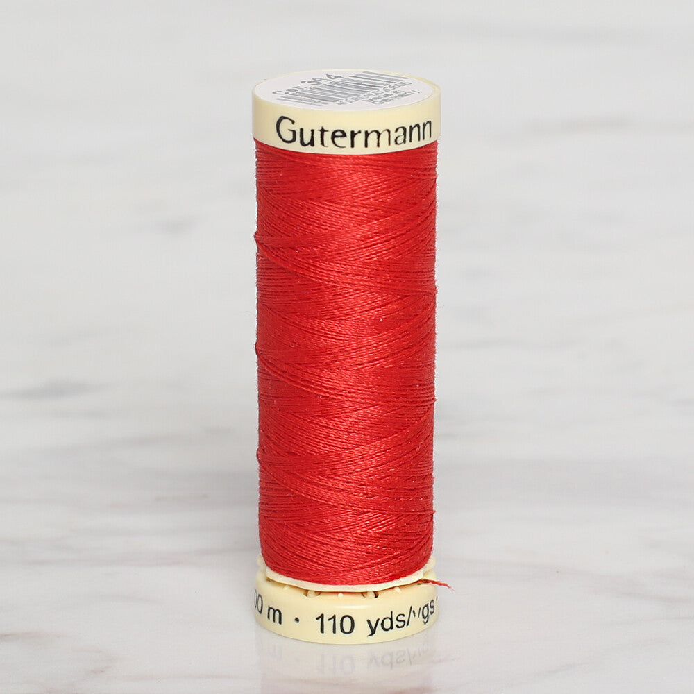Gütermann Sewing Thread, 100m, Red  - 364