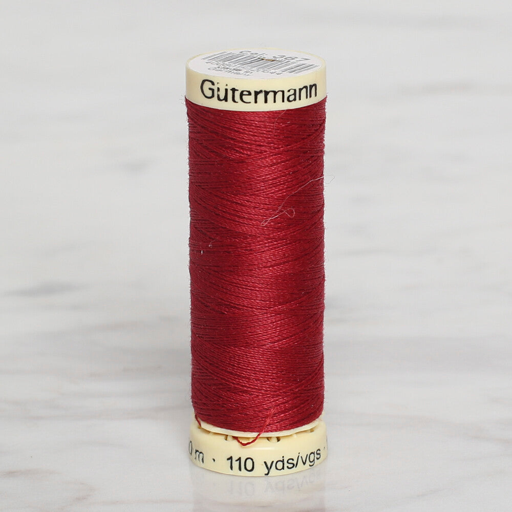 Gütermann Sewing Thread, 30m, Dark Red - 367