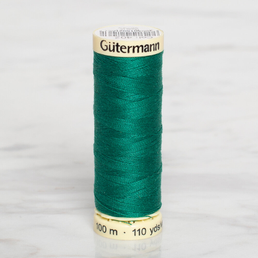 Gütermann Sewing Thread, 100m, Green  - 402
