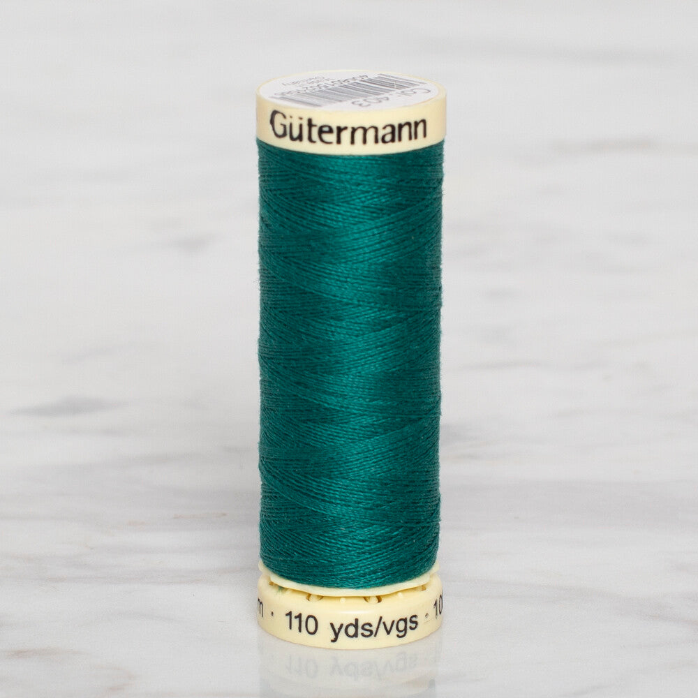 Gütermann Sewing Thread, 100m, Green  - 403