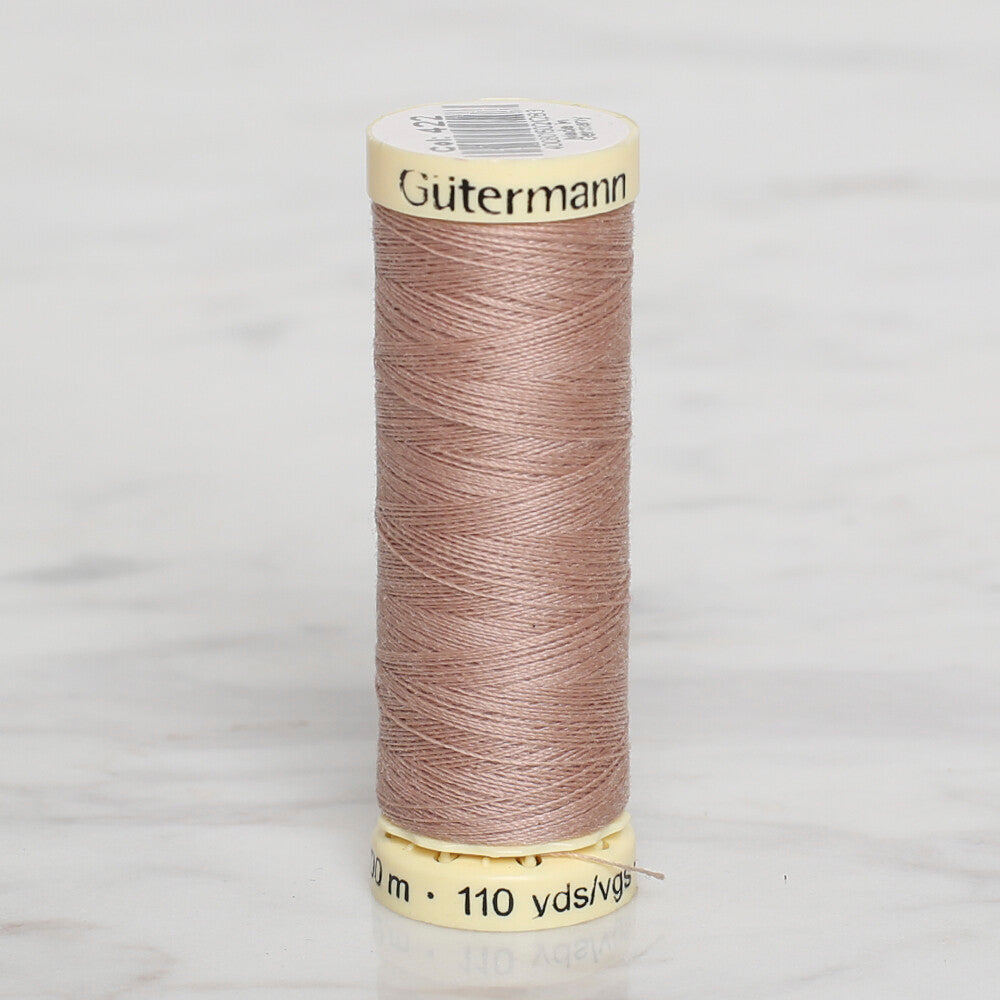Gütermann Sewing Thread, 100m, Light Coffee - 422