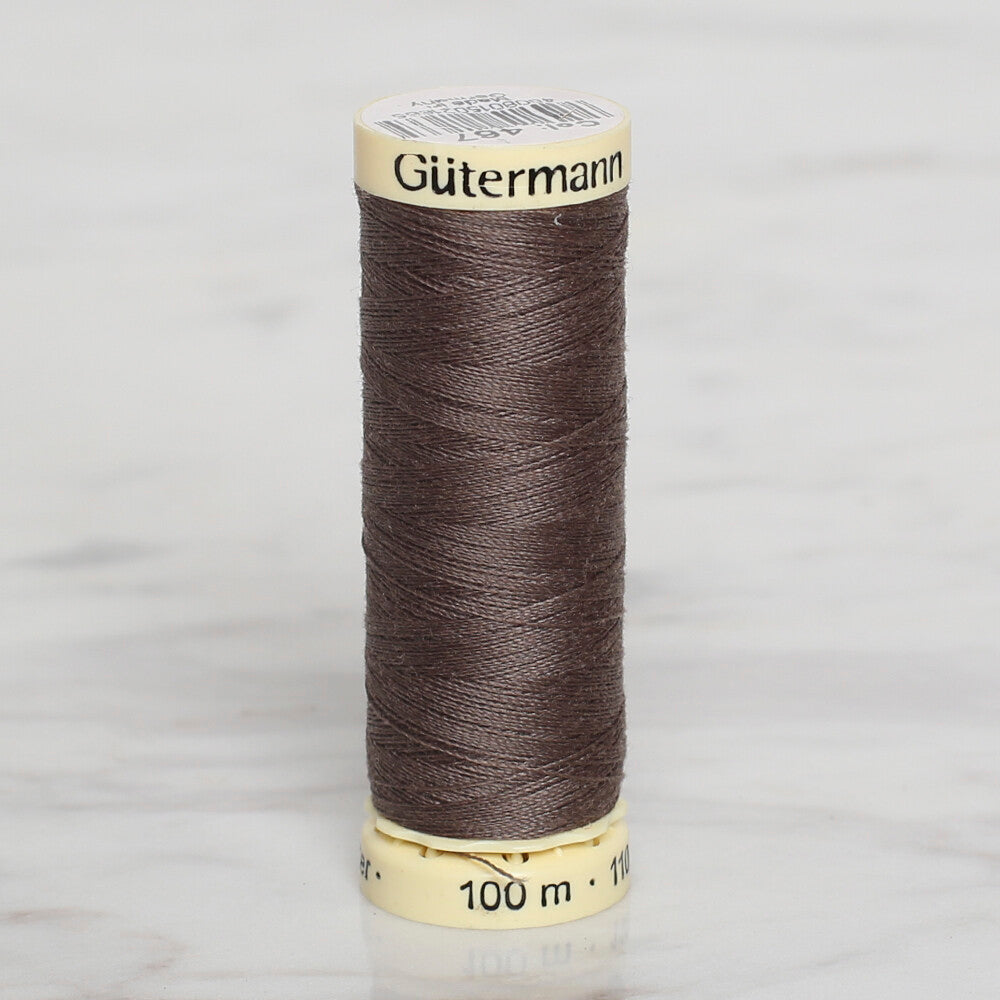 Gütermann Sewing Thread, 100m, Khaki - 467