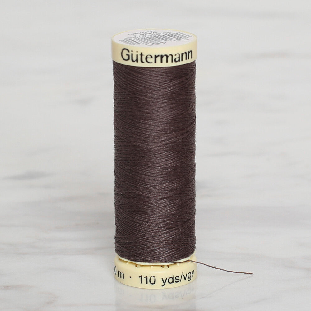 Gütermann Sewing Thread, 100m, Brown  - 480