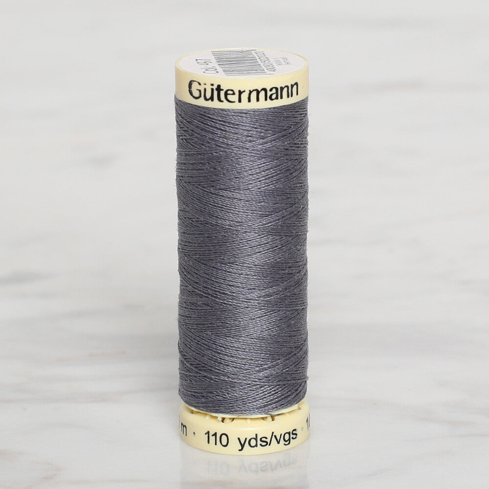 Gütermann Sewing Thread, 10m, Grey - 497