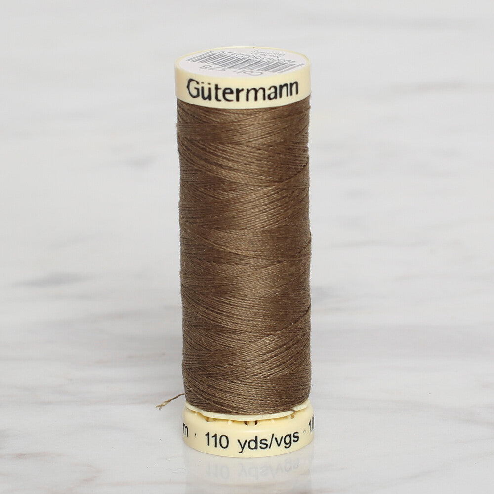Thread Code 528 Gütermann Sewing Thread, 100m, Olive Green - 528