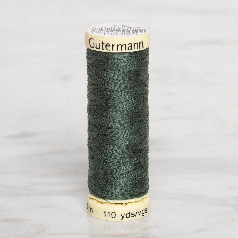 Gütermann Sewing Thread, 100m, Green  - 561