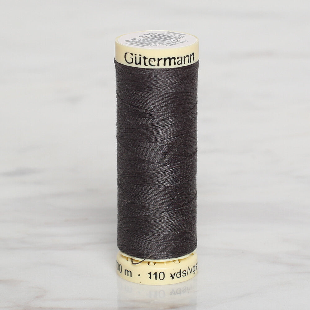 Gütermann Sewing Thread, 100m, Khaki - 636