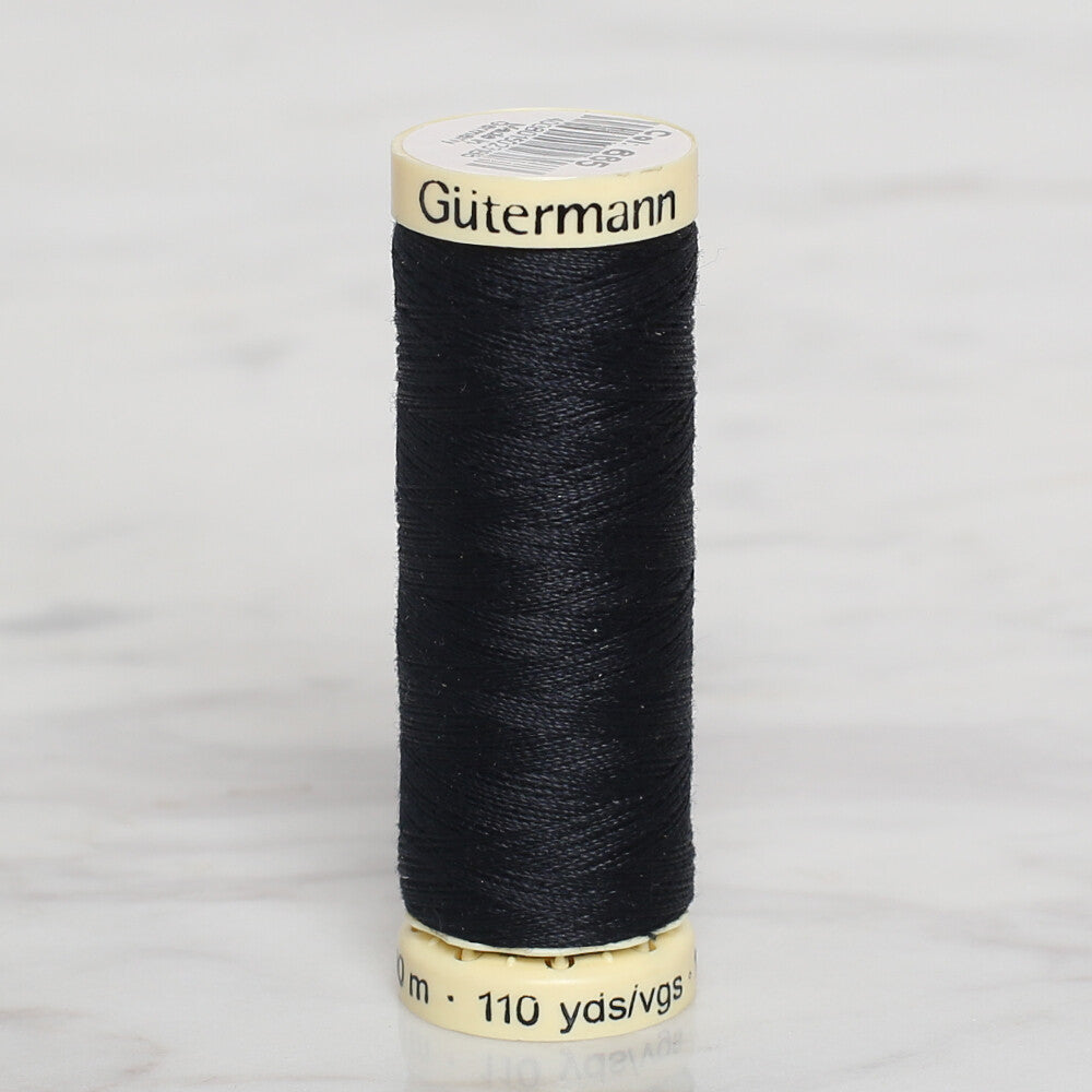 Gütermann Sewing Thread, 100m, Black  - 665