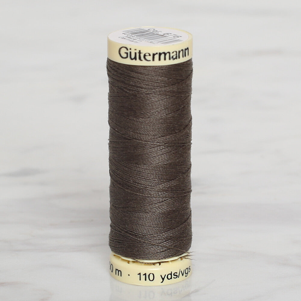 Gütermann Sewing Thread, 100m, Khaki - 676