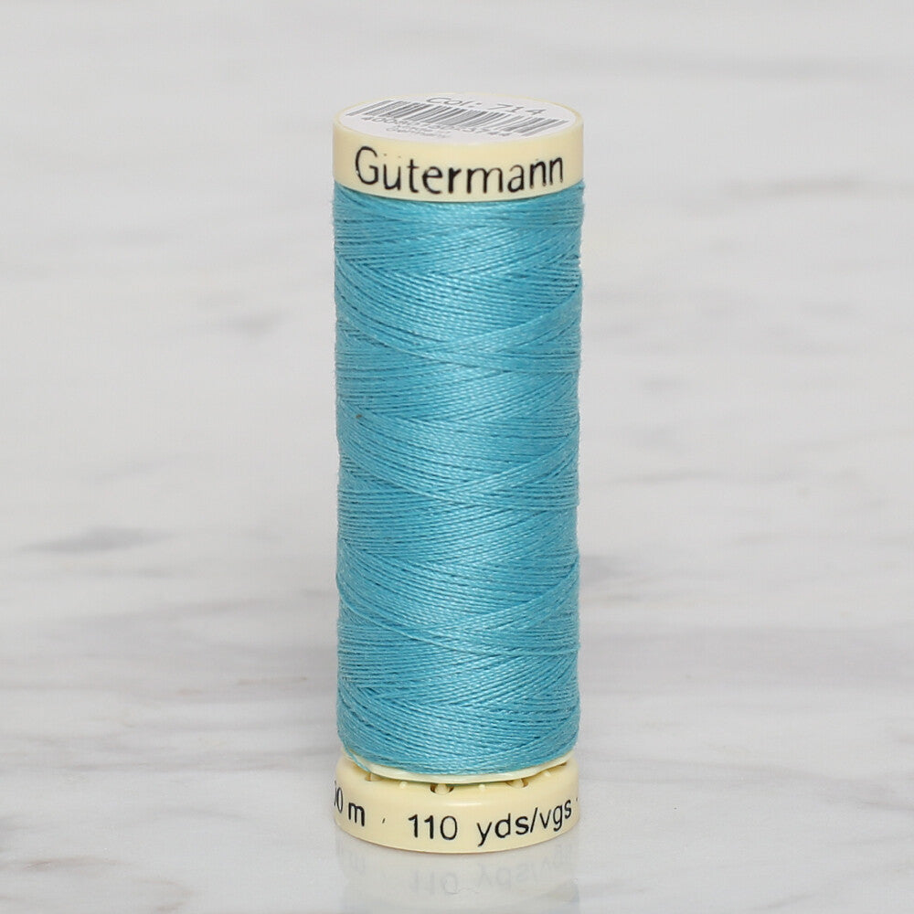Gütermann Sewing Thread, 100m, Turquoise  - 714