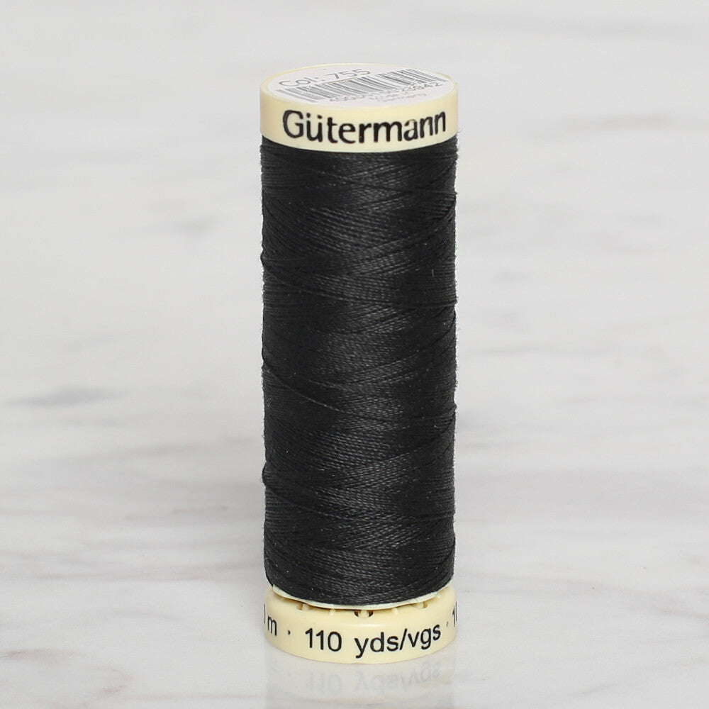 Gütermann Sewing Thread, 100m, Dark Green  - 755