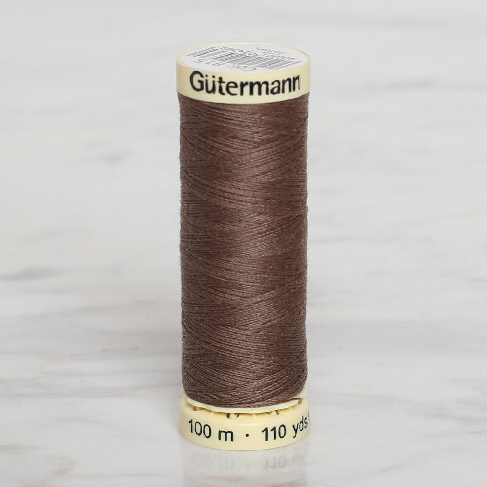 Gütermann Sewing Thread, 100m, Khaki - 815