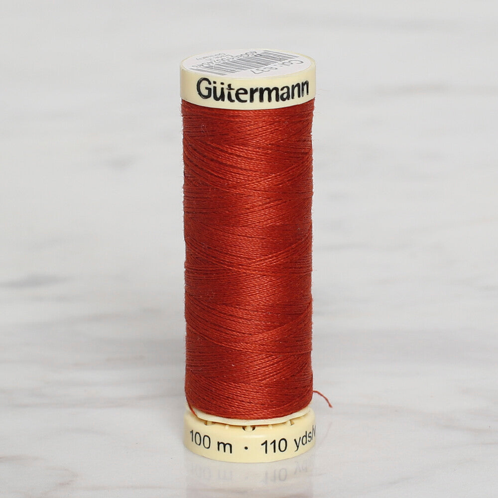 Gütermann Sewing Thread, 100m, Brick - 837