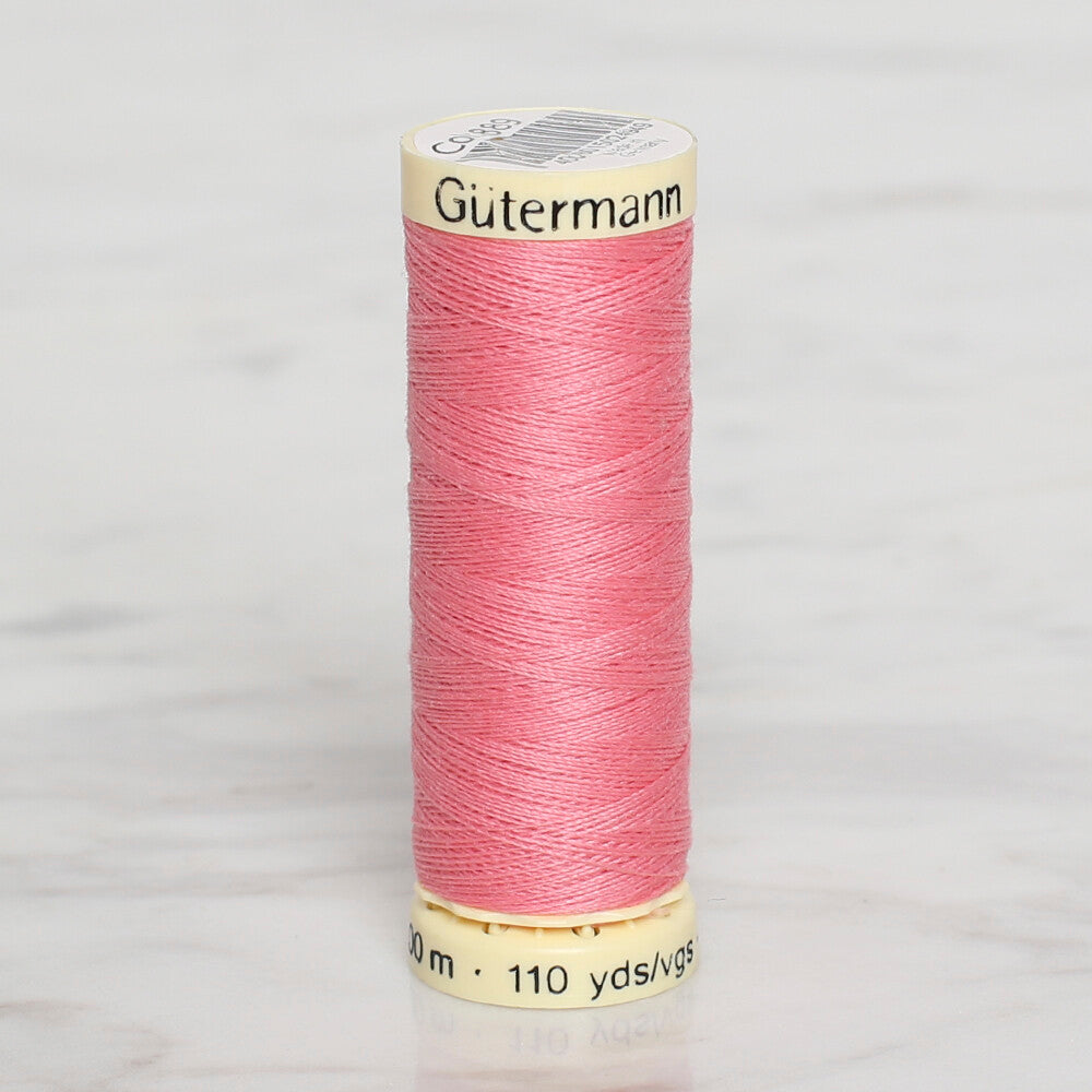 Gütermann Sewing Thread, 100m, Candy Pink  - 889