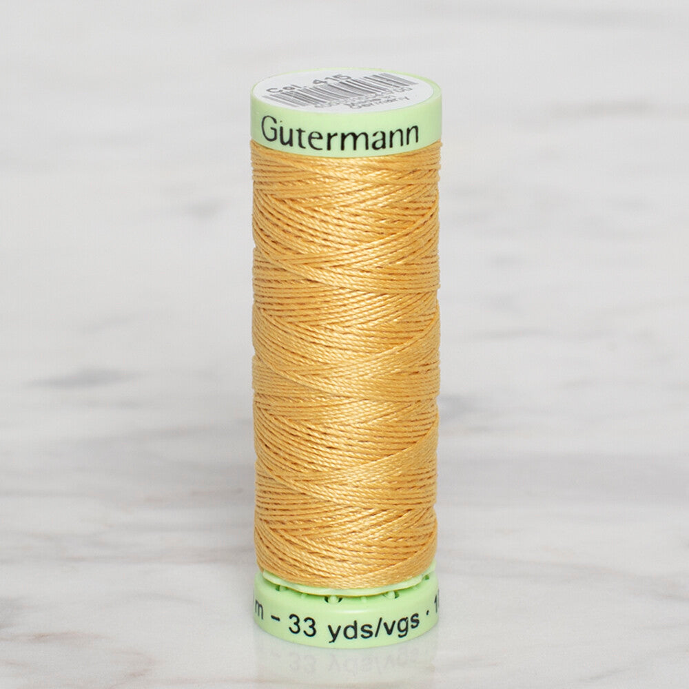 Gütermann Sewing Thread, 30m, Mustard - 415