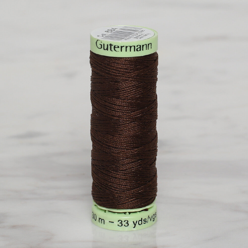 Gütermann Sewing Thread, 30m, Dark Brown - 694