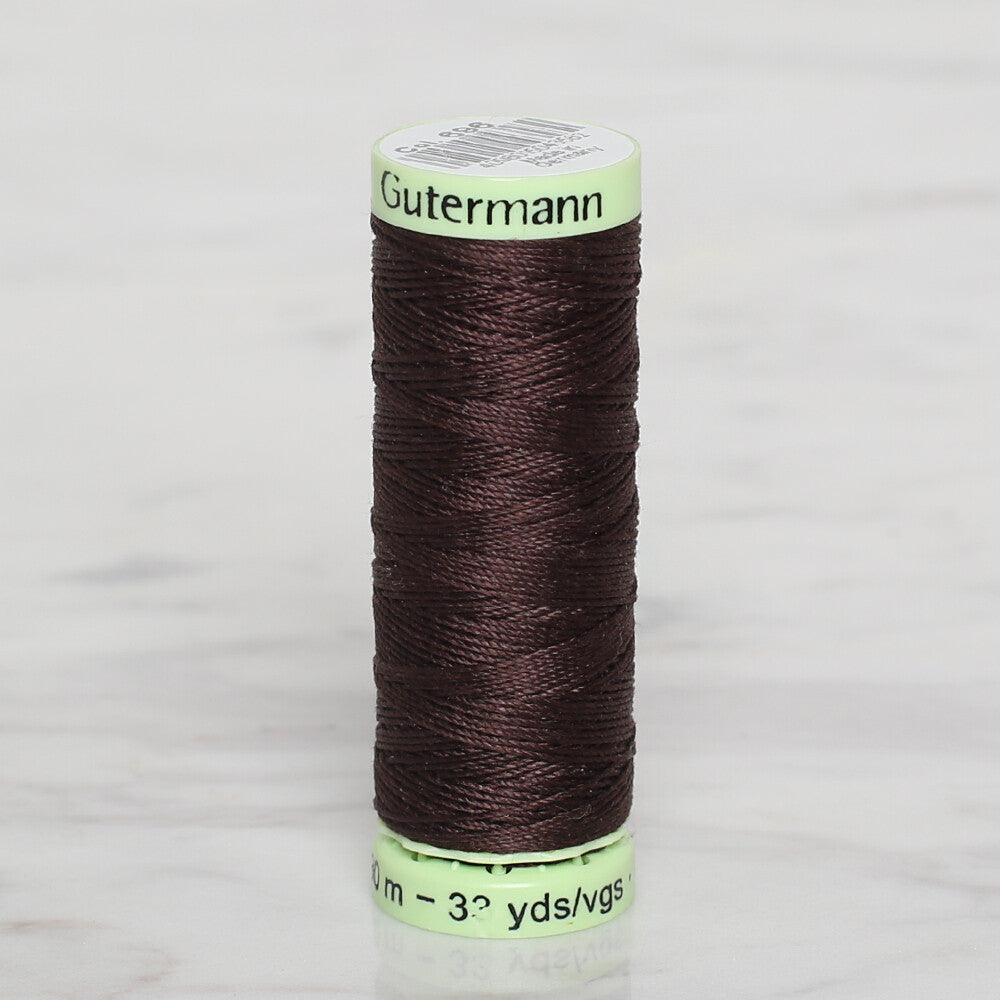 Gütermann Sewing Thread, 30m, Dark Brown - 696