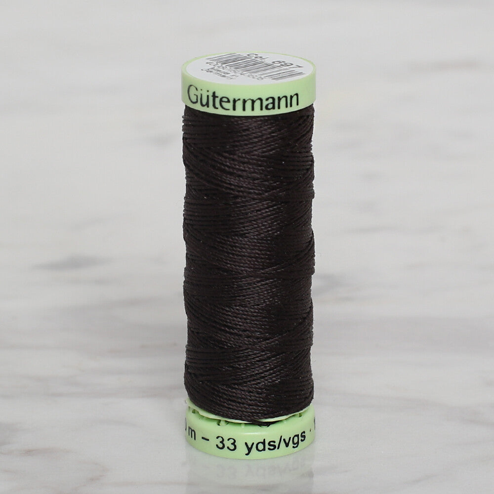 Gütermann Sewing Thread, 30m, Coffee - 697