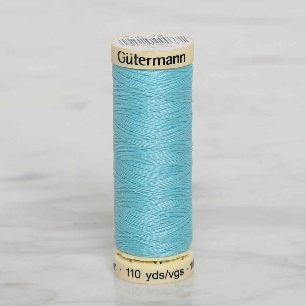 Gütermann Sewing Thread, 100m, Light Blue - 28