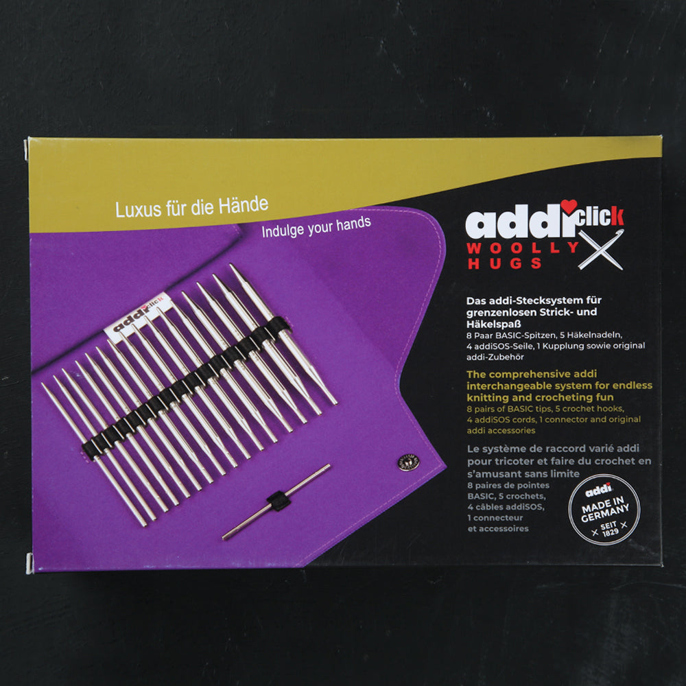 Addi Click by Wolly Hugs Interchangeable Circular Knitting Needle Set - 680-2