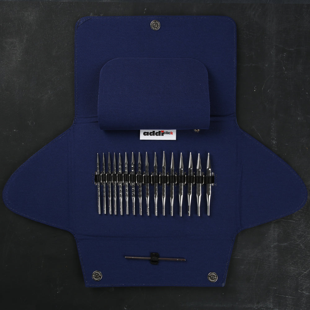 Addi Click Novel Interchangable Short Circular Knitting Needles Set - 730-2