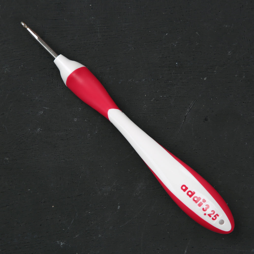 Addi Swing 3.25mm 16cm Crochet Hook with Ergonomic Handle - 140-7