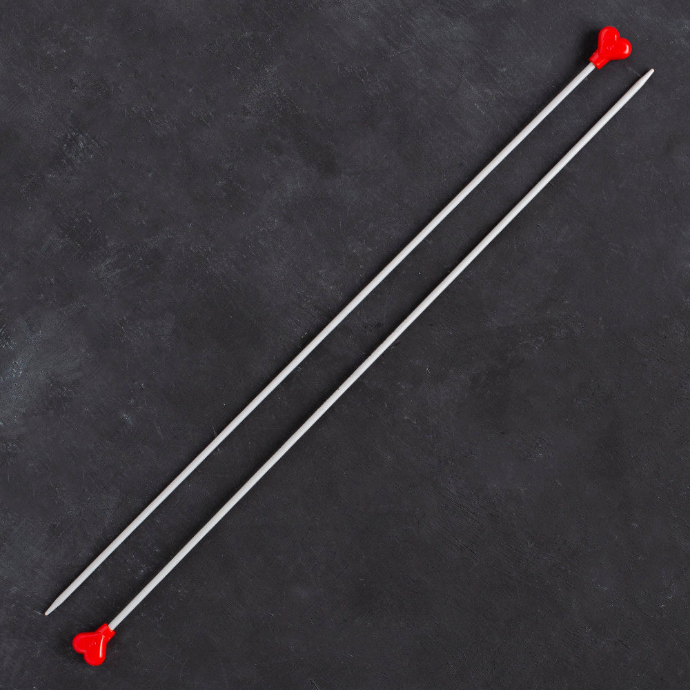 Addi 3 mm 35 cm Jacket Knitting Needles, Aluminium - 200-7/35/3