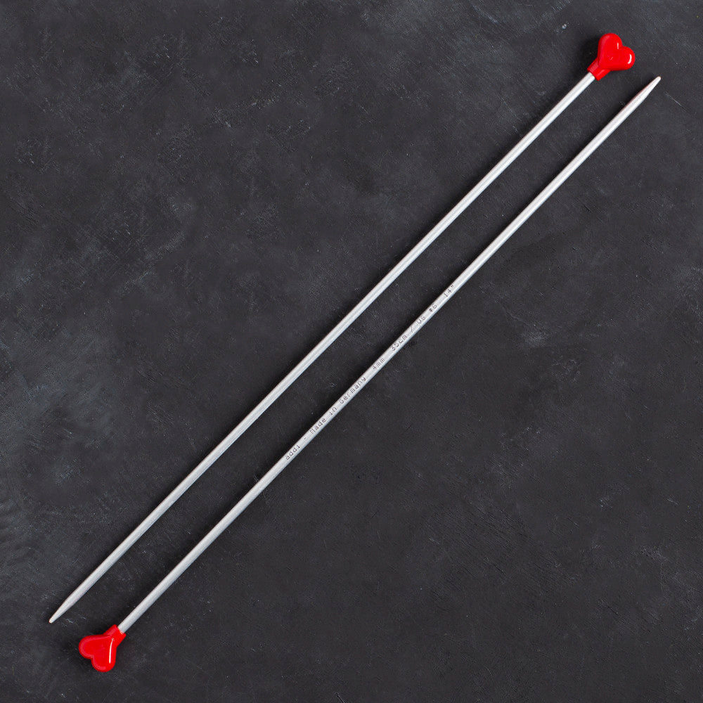 Addi 4 mm 35 cm Jacket Knitting Needles, Aluminium - 200-7/35/4