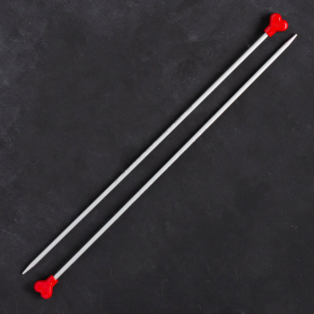 Addi 4.5 mm 35 cm Jacket Knitting Needles, Aluminium - 200-7/35/4.5