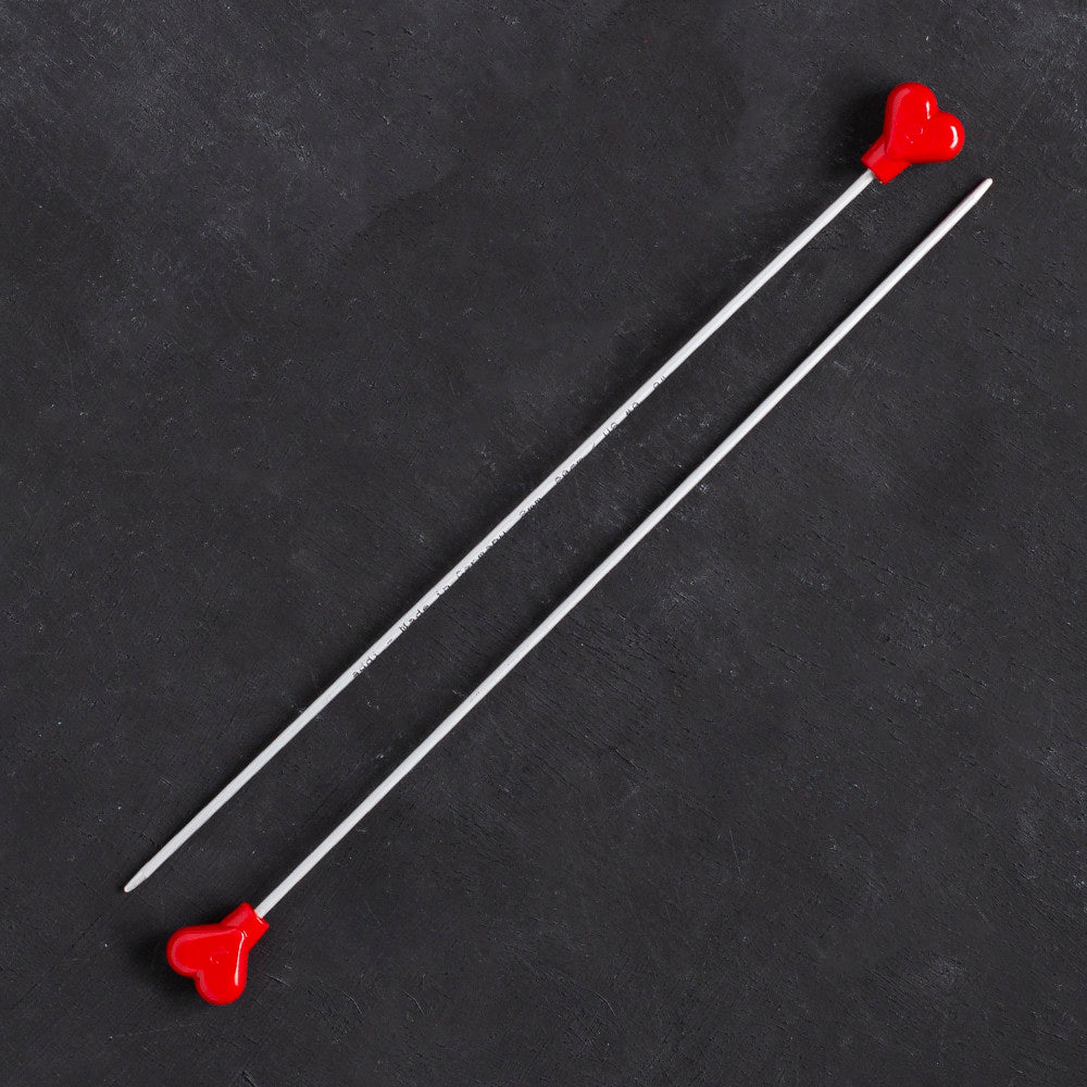 Addi 2 mm 20 cm Jacket Knitting Needles, Aluminium - 200-7/20/2