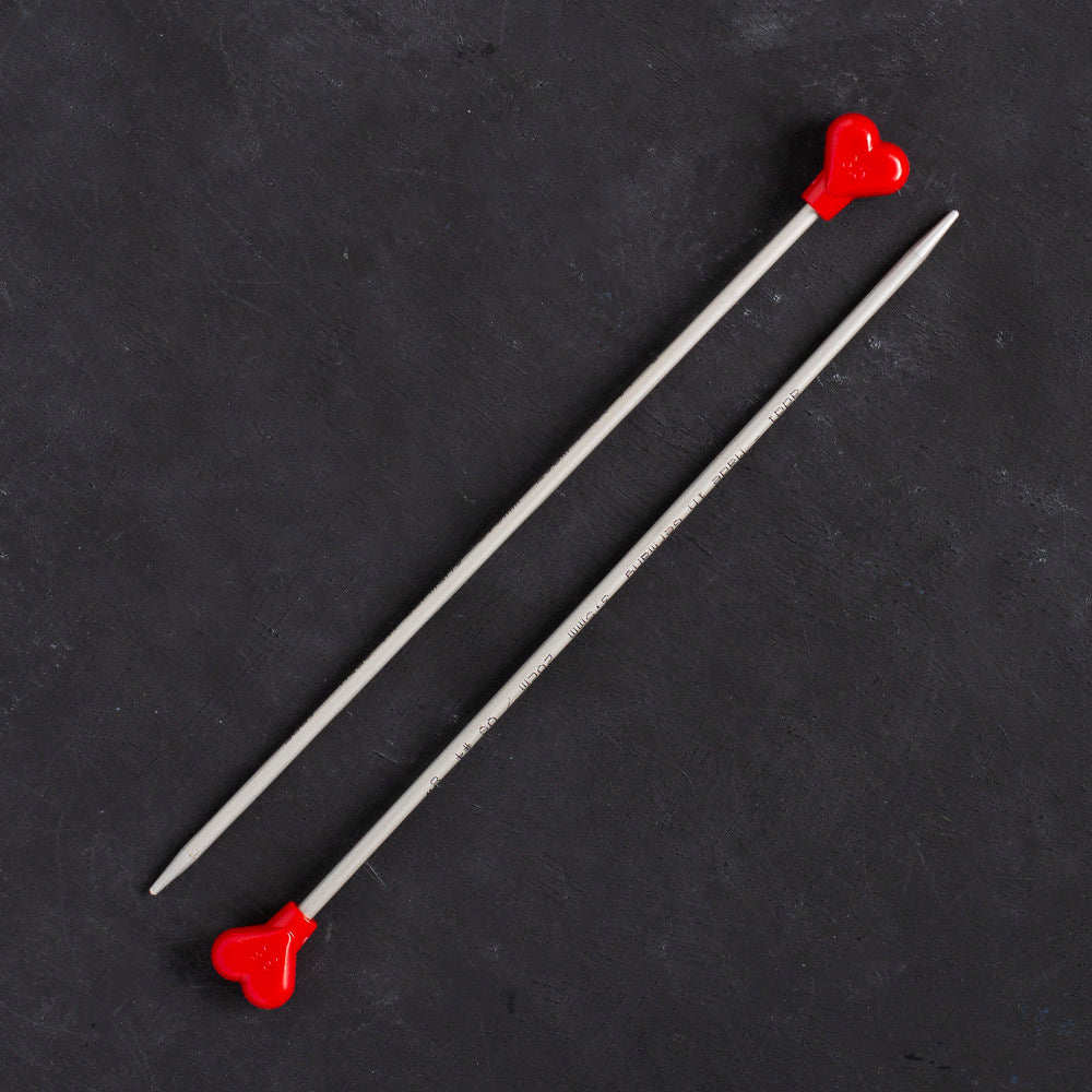 Addi 3.5 mm 20 cm Jacket Knitting Needles, Aluminium - 200-7/20/3.5