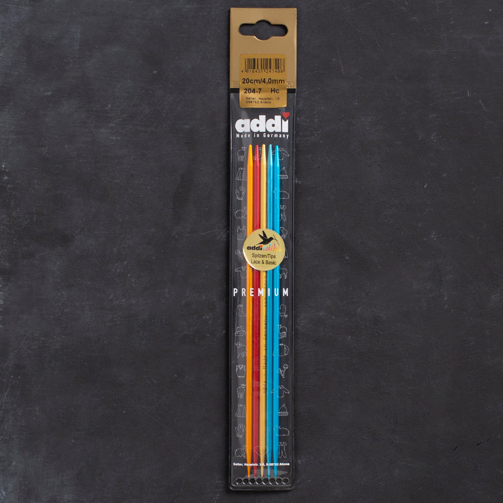 Addi Colibri 4mm 20cm Double pointed Needles - 204-7