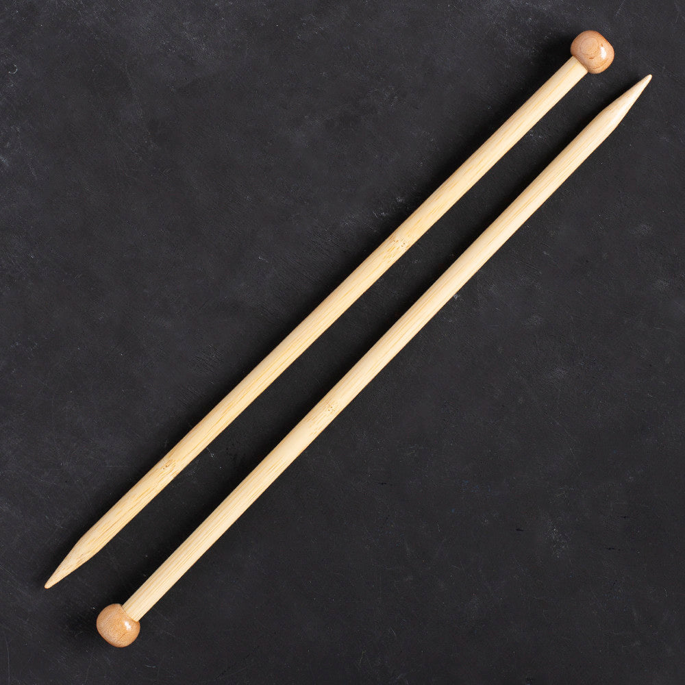 Addi 10mm 35cm Bamboo Jacket Knitting Needles - 500-7/35/10